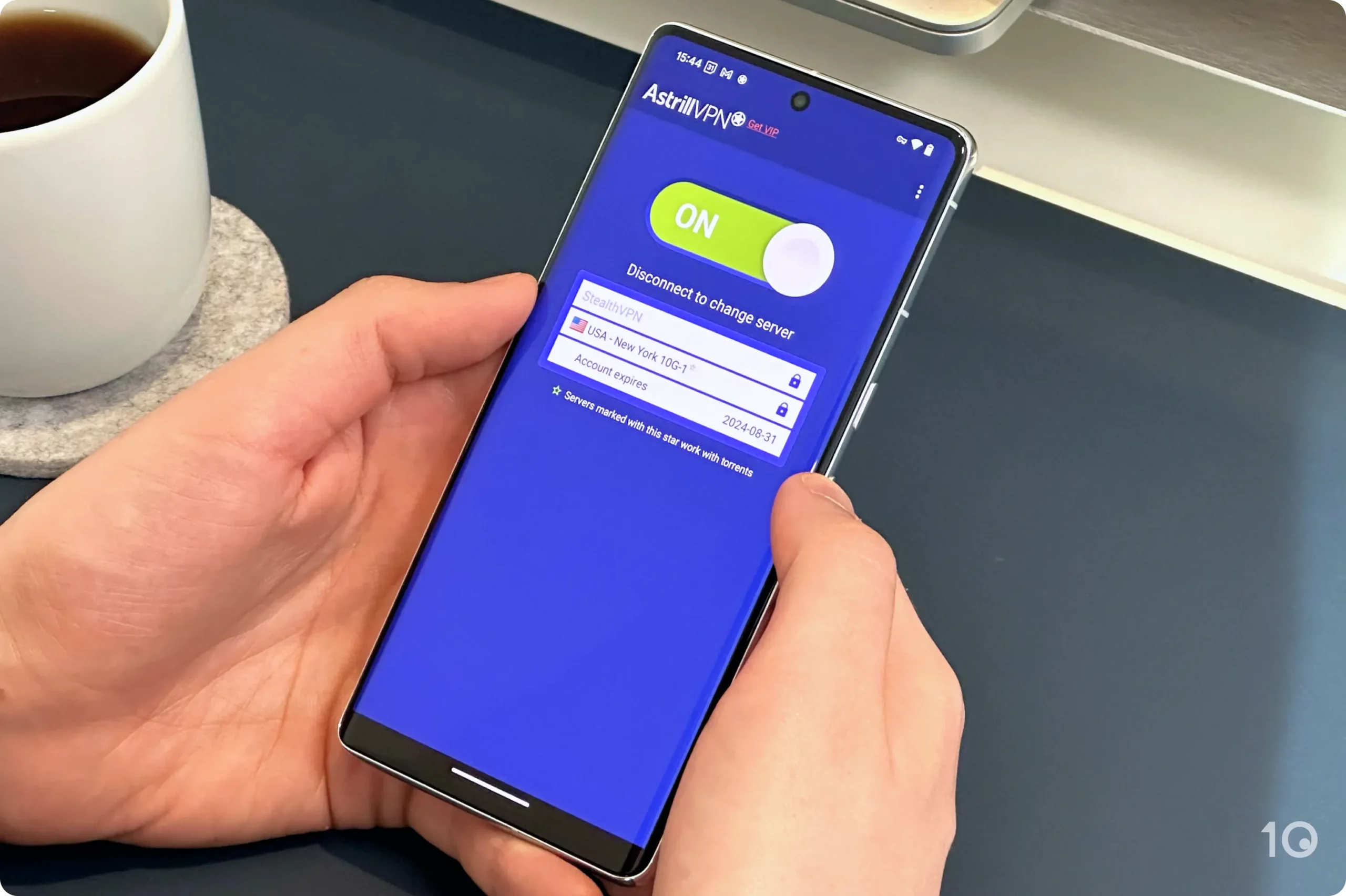 Servidores P2P de Astrill VPN en Android