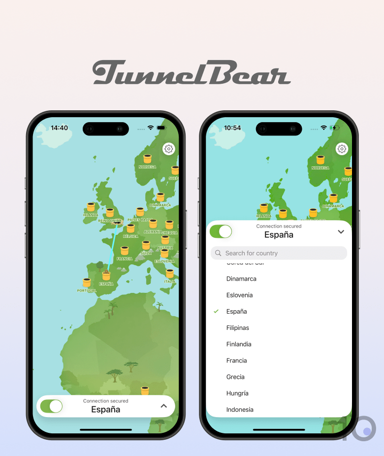 Aplicación TunnelBear